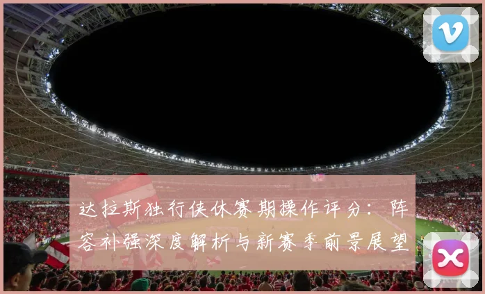 达拉斯独行侠休赛期操作评分：阵容补强深度解析与新赛季前景展望